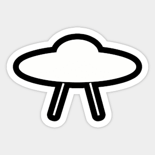 Flying saucer Sticker